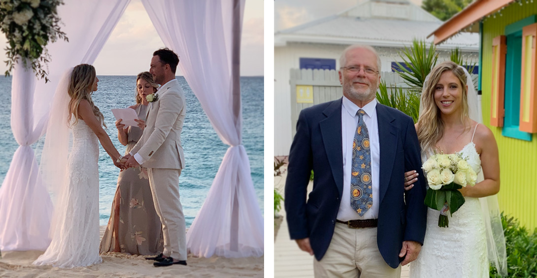 Anguilla wedding at Blanchards Beach Shack on Meads Bay beach