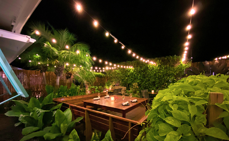 Blanchards garden patio